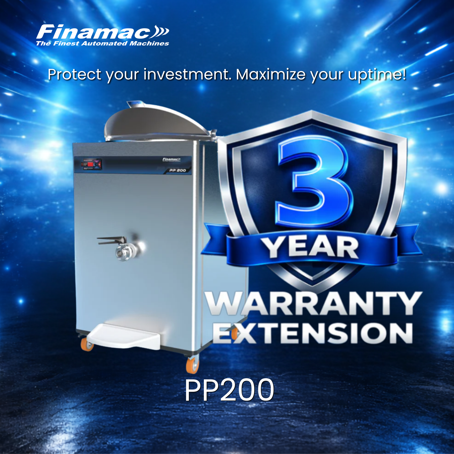 Extended warranty – PP 200
