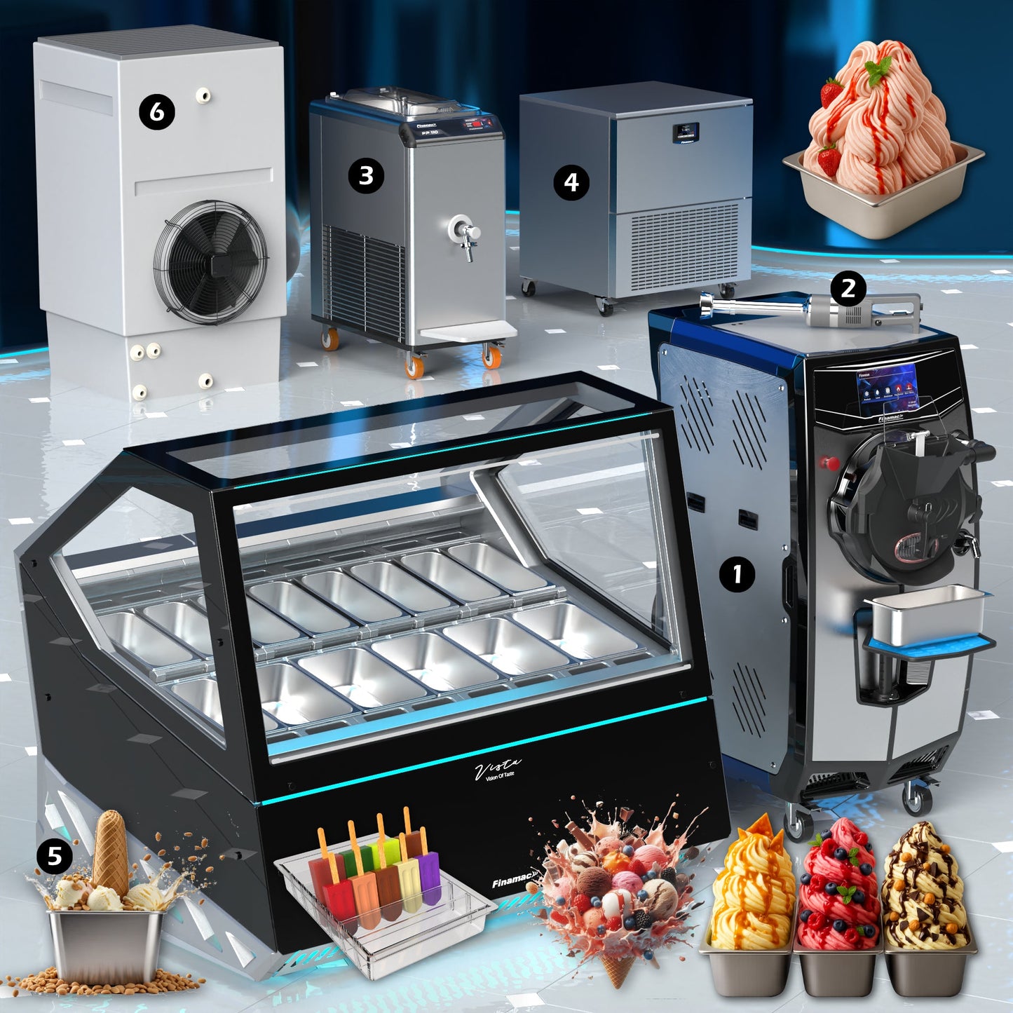 Gelato Production Set - Intermediate Version