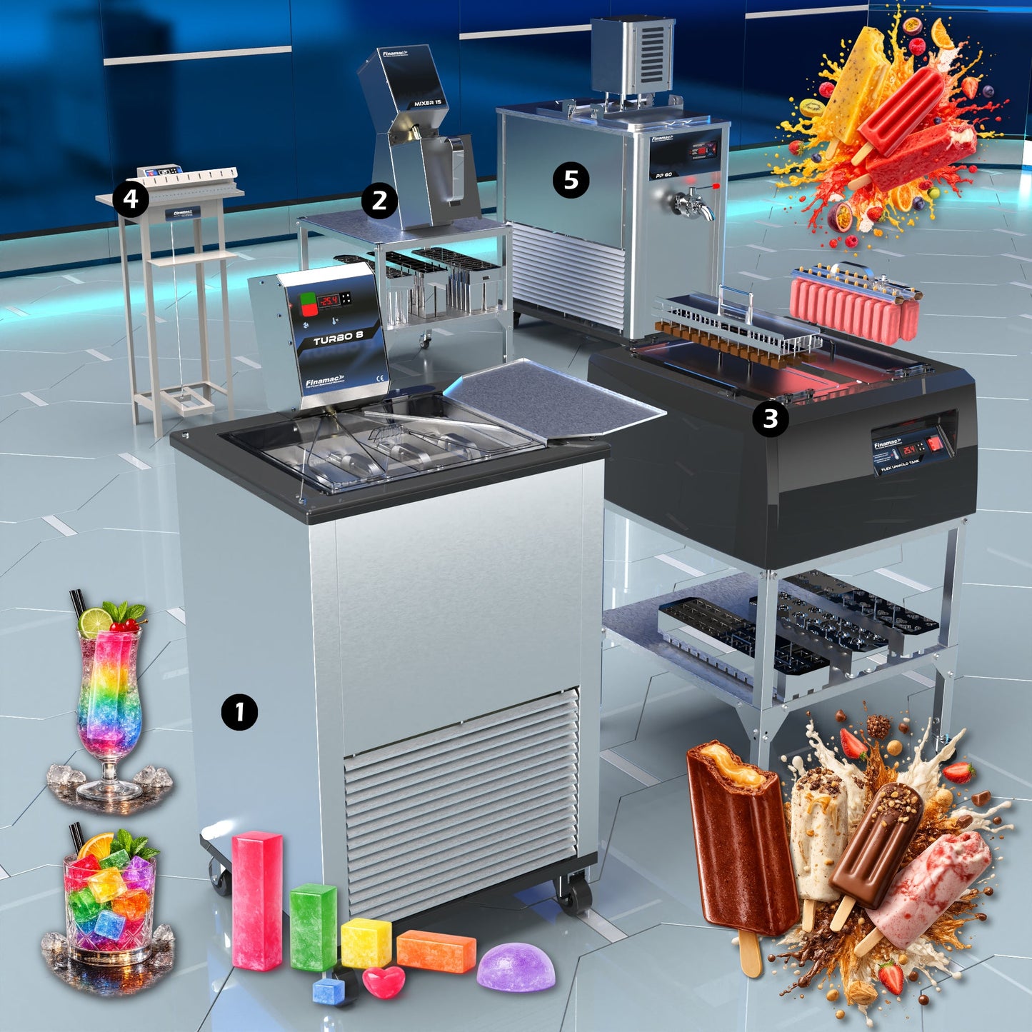 Artisanal Ice Pop and Flavored Ice Production - Intermediate Version