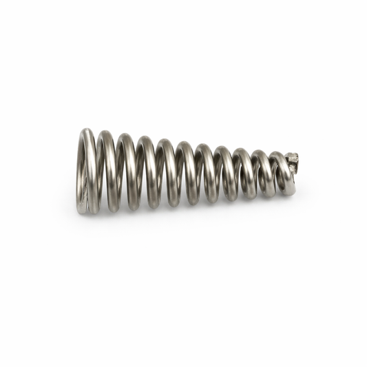 Helical spring scraper