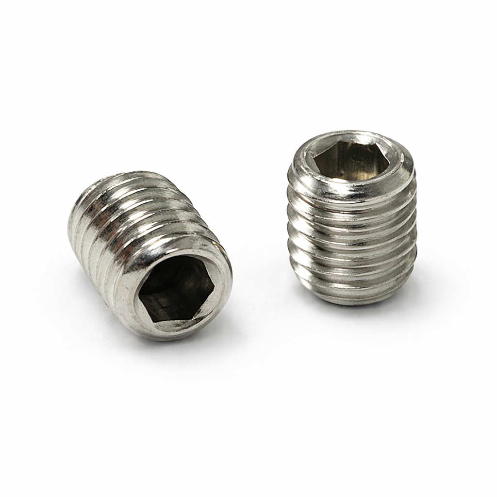 Stainless steel M6x8 headless allen screw