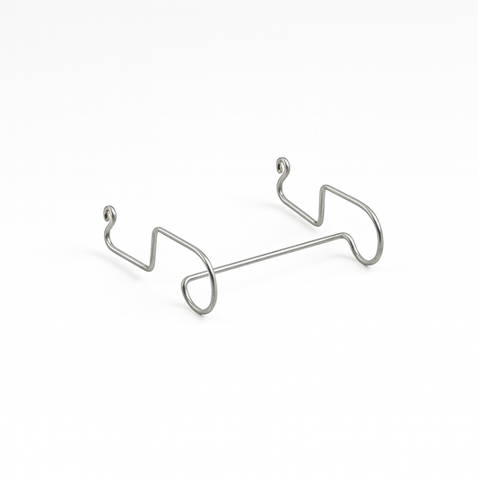 Front scraper blade clamp