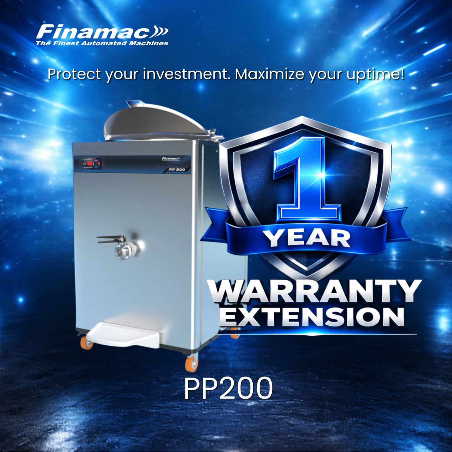 Extended warranty – PP 200