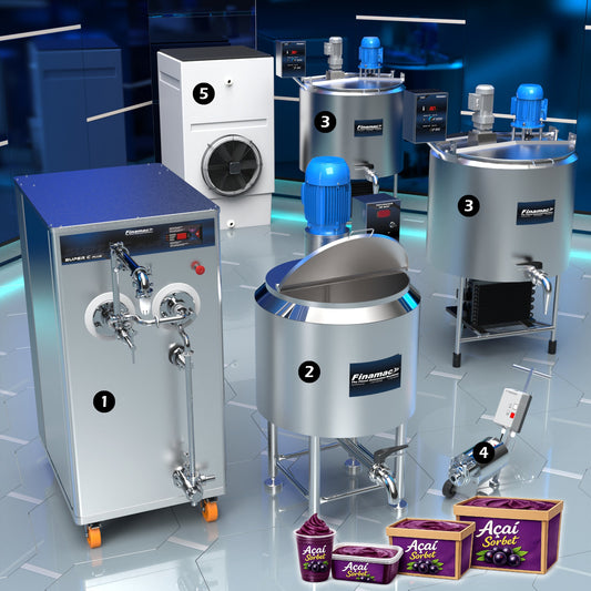 Industrial Açaí Production Line - Intermediate Version