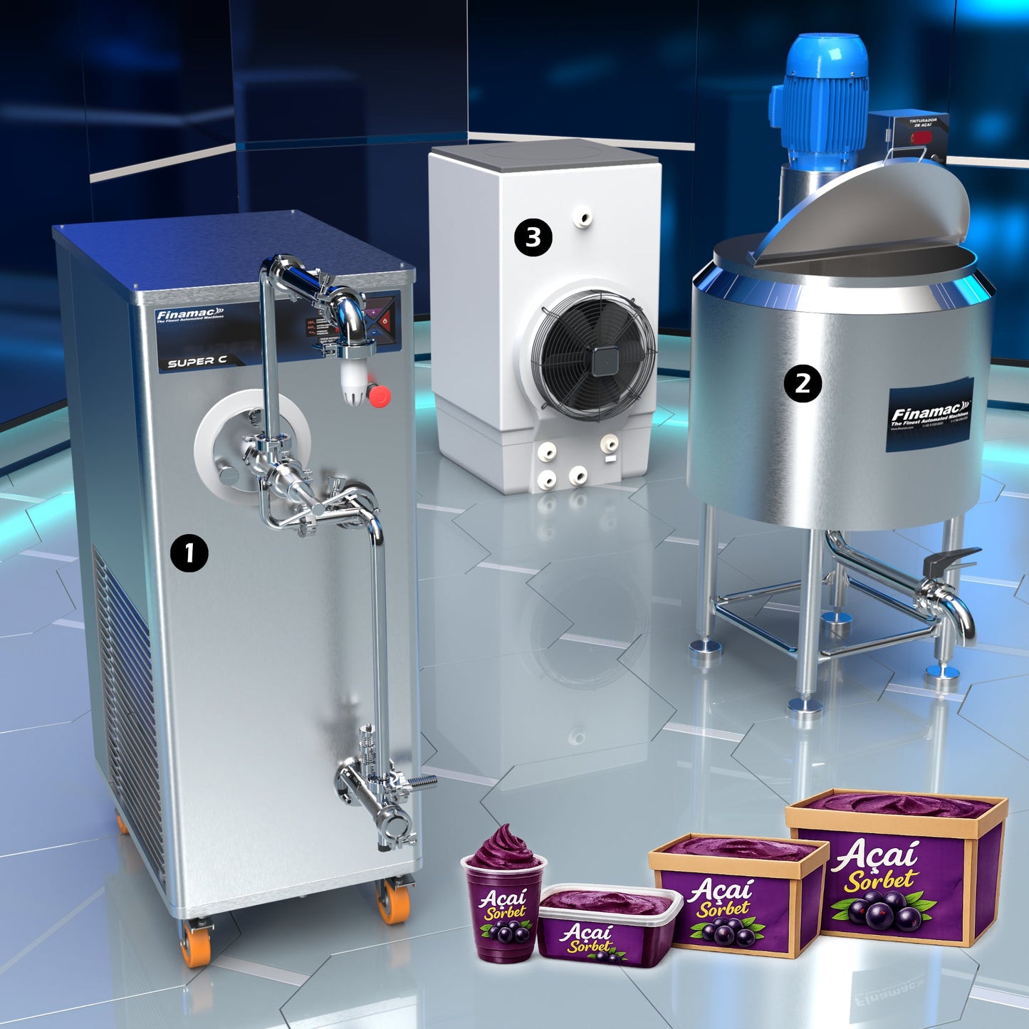 Industrial Açaí Production Line - Basic Version