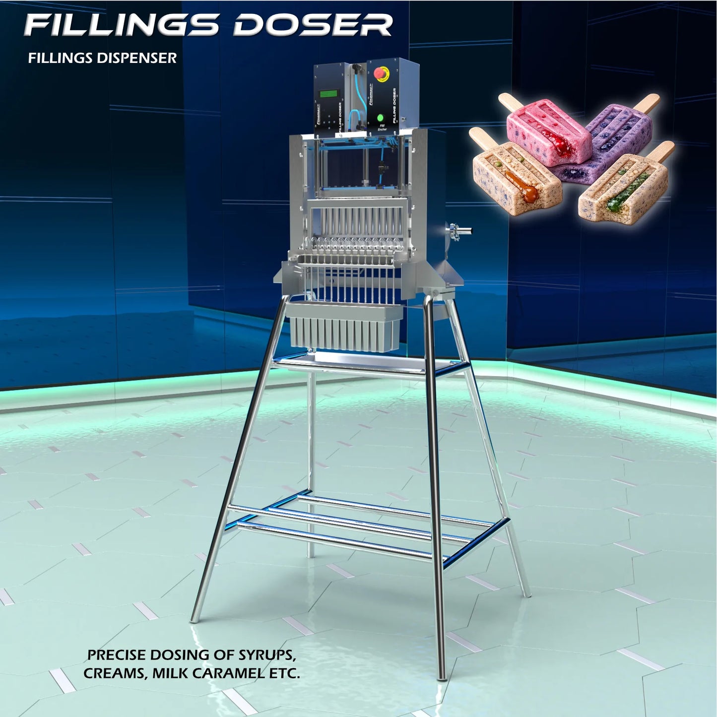 Filling Doser – For Popsicle and Flavored Ice Molds