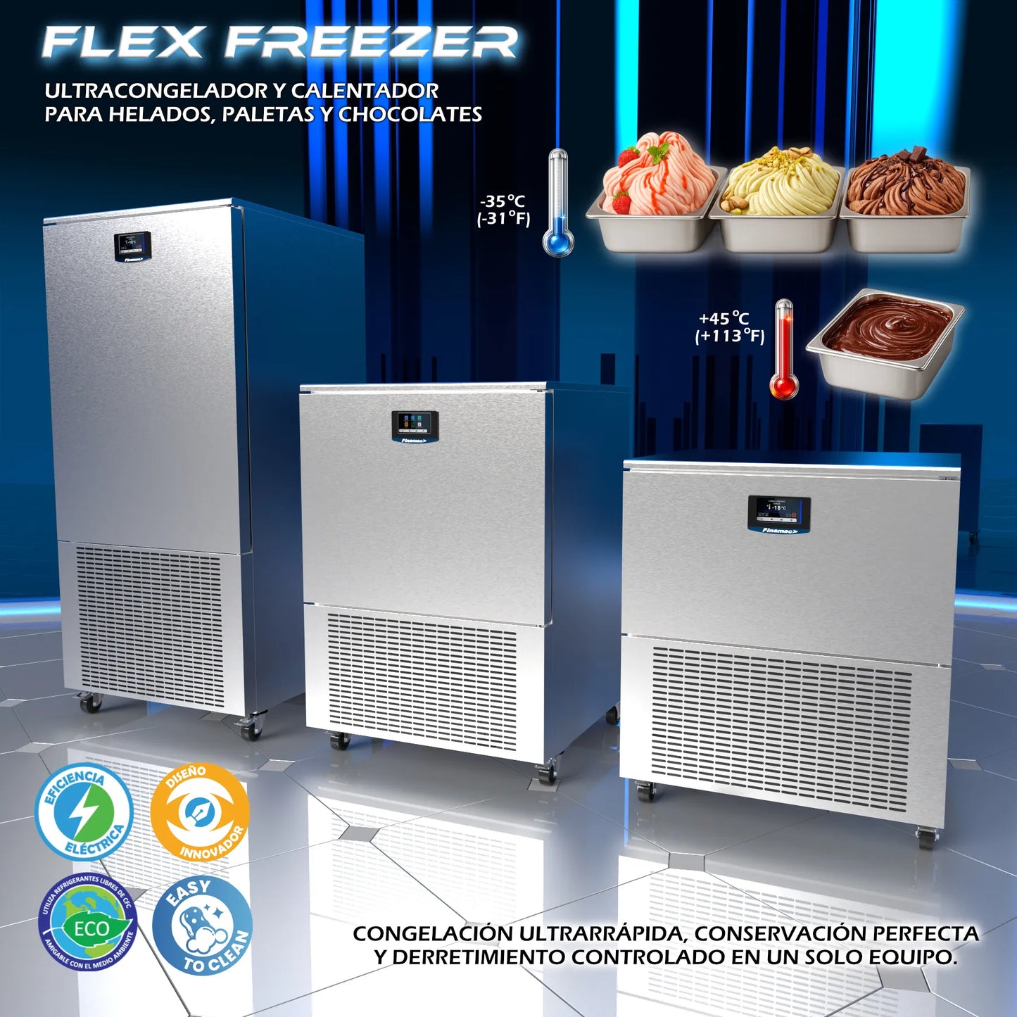 Blast Freezer - Equipment For The Quick Freezing Of Ice Cream And Popsicles