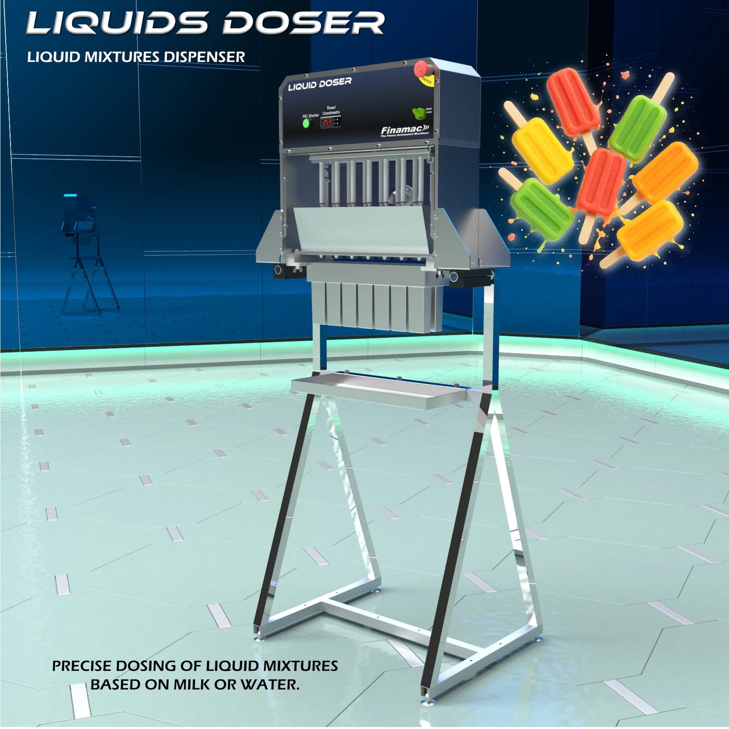 Liquid Doser - Automatic Dosing Of Ice Pop Molds