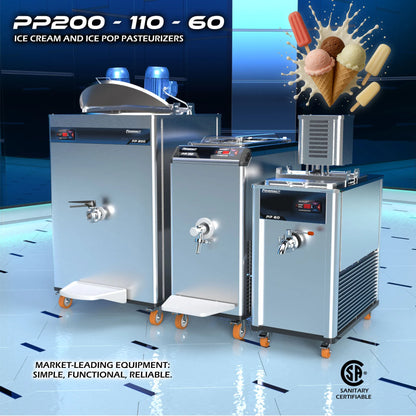 PP 60 - Pasteurizer and Homogenizer for Ice Cream and Ice Pops
