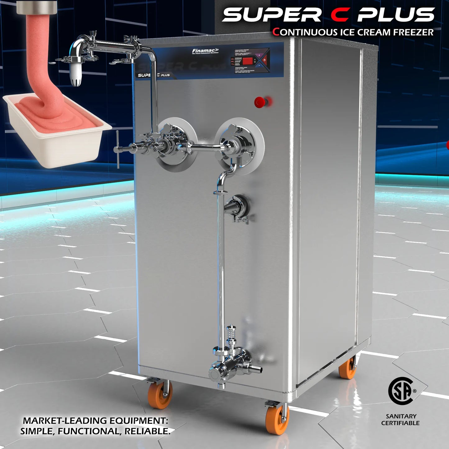 Super C Plus - Continuous Freezer For Ice Cream Production